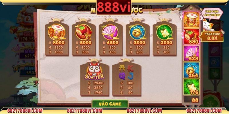 Mèo vàng phúc lộc tượng trưng cho thịnh vượng